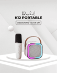 K12 Portable Karaoke Bluetooth Speaker With Microphone